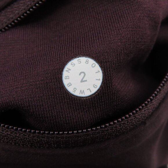 Lululemon Women 2 Zoned In Tight 27in Cassis Deep Purple Athletic Leggings Pants - Picture 10 of 12